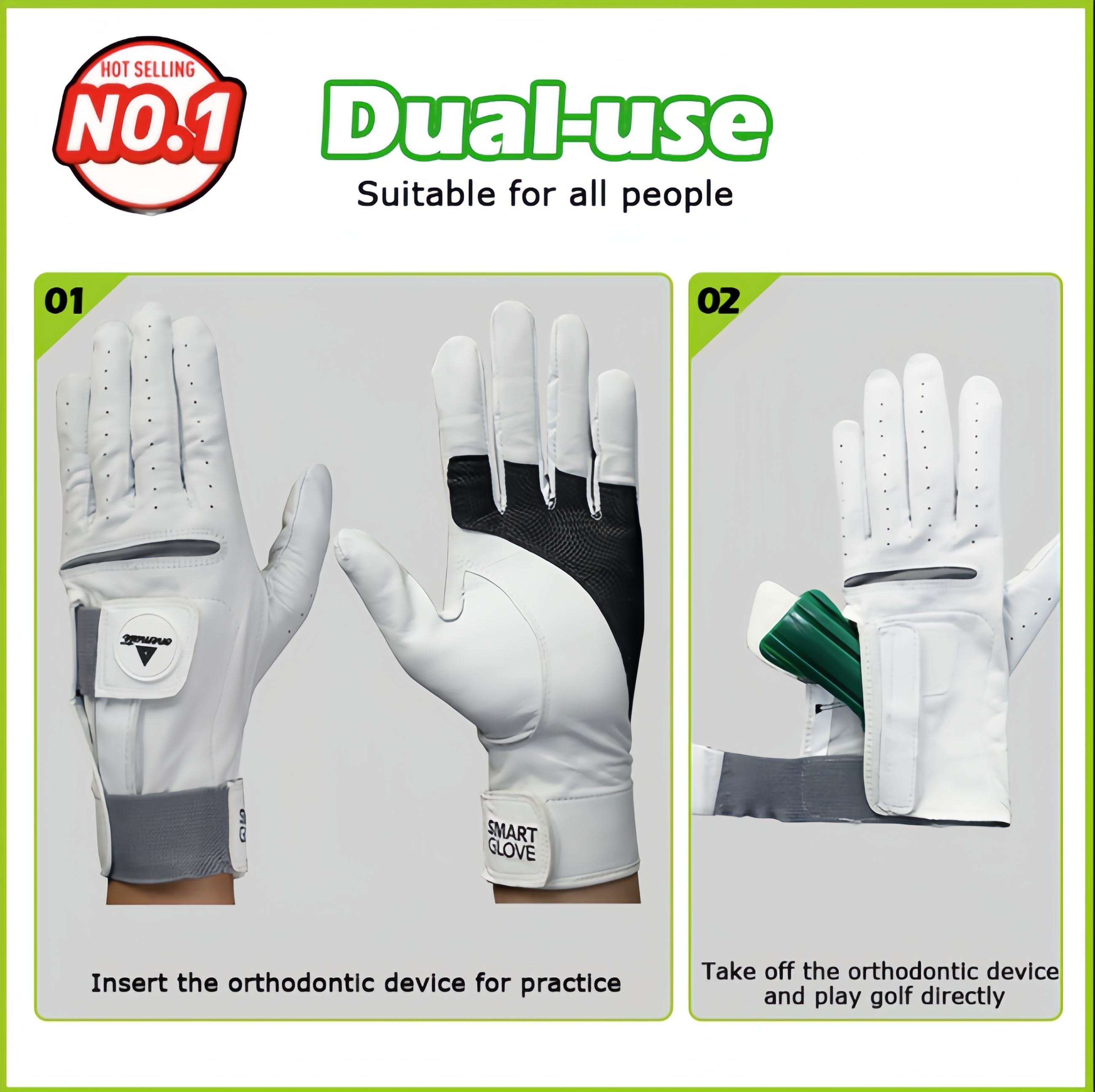 Golf Glove Cadet - Golf Smart Glove Swing Path Intelligent