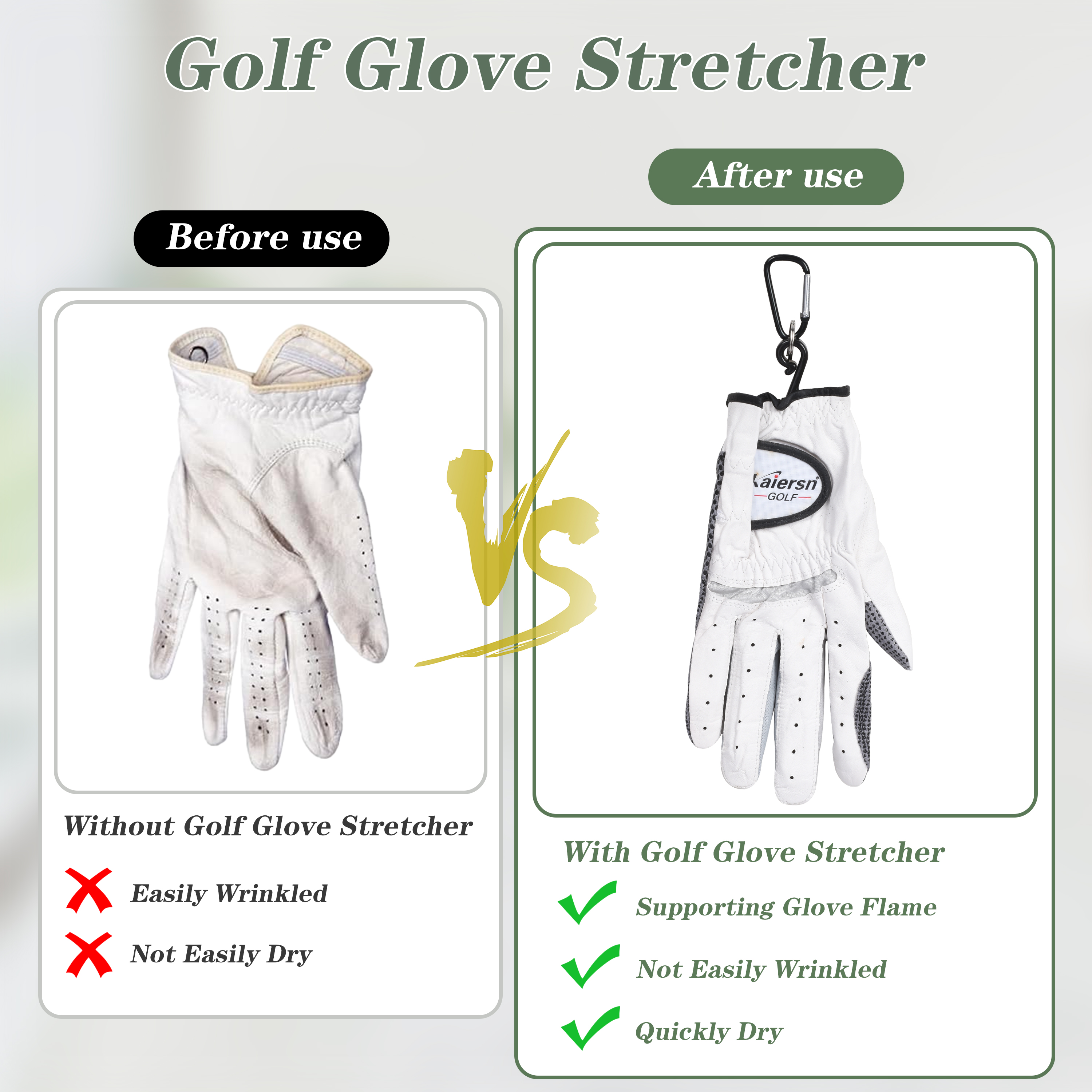 Golf glove mold and drying rac - Golf Glove Cadet のレビューと価格