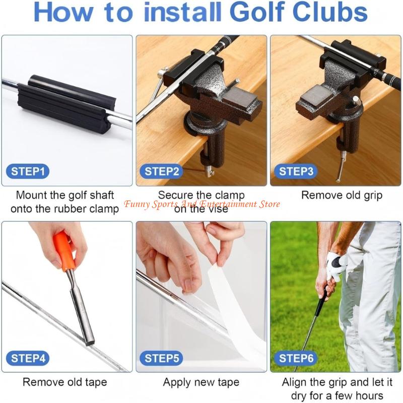 C4DE Golf Club Repair Vises Se - Grip Regrip Tape のレビューと価格