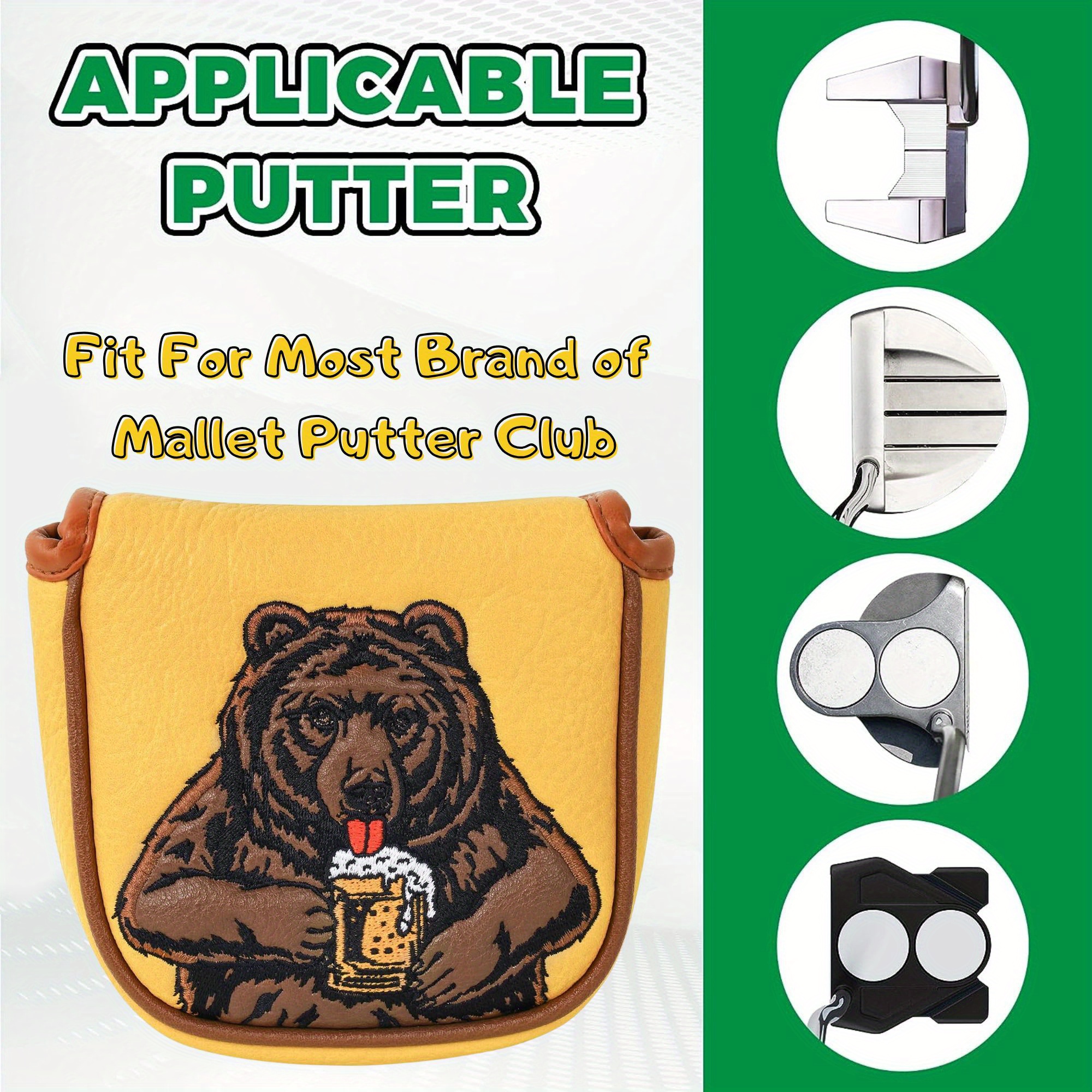 Golf Club Head Cover Golf Head - Golf Equipment Cabinet のレビューと価格