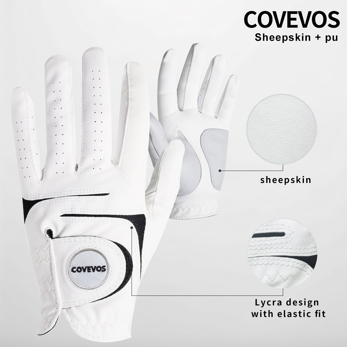 1 Piece High-Quality PU + Prem - Golf Glove Cadet のレビューと価格