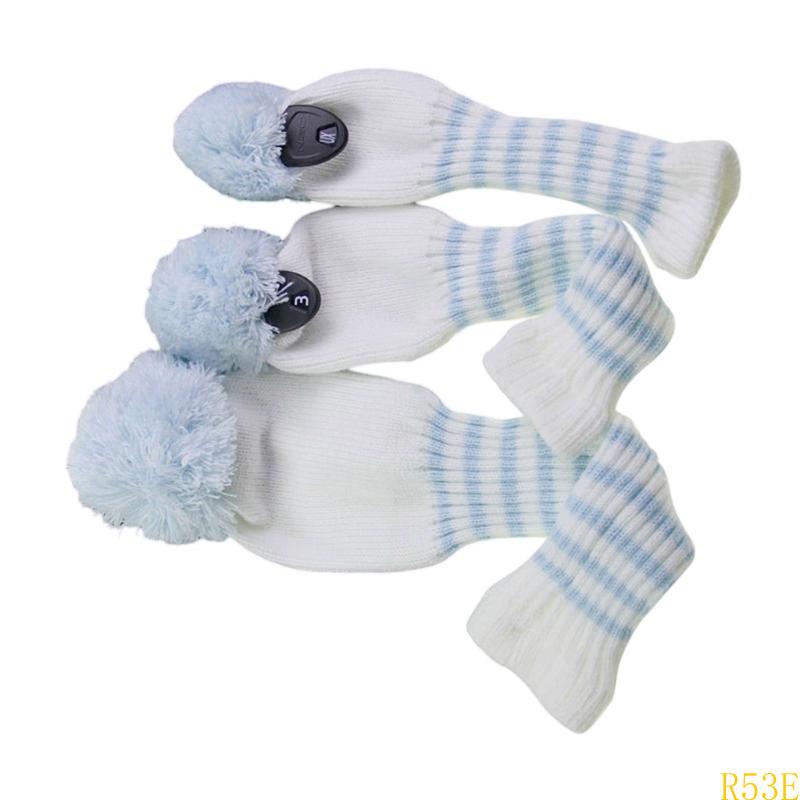 3pcs Golf Club Head Cover Knit - Golf Equipment Cabinet のレビューと価格