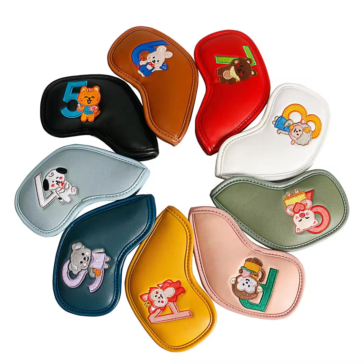 9Pcs Cute Cartoon Animal Golf  - Golf Equipment Cabinet のレビューと価格